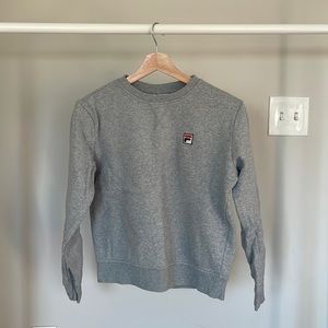 Fila | Gray Pullover Crewneck Sweatshirt | Women’s S